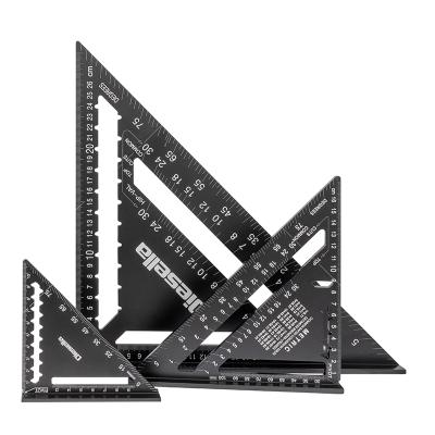 Speedvinkel 0-90º i aluminum 120x120 mm med sort-oxideret finish